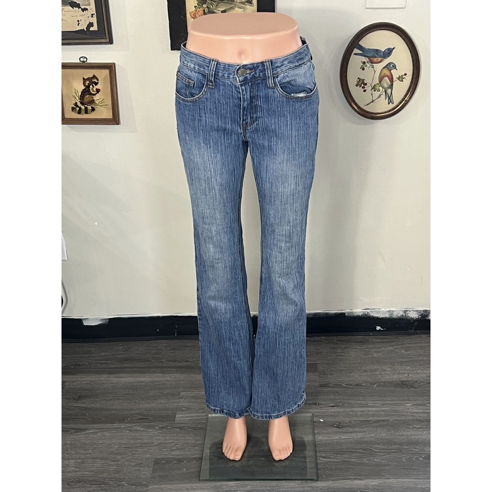 Brandy Melville J. Galt Vintage Y2K Low-Rise Flare Leg Denim Jeans Size S Flaws